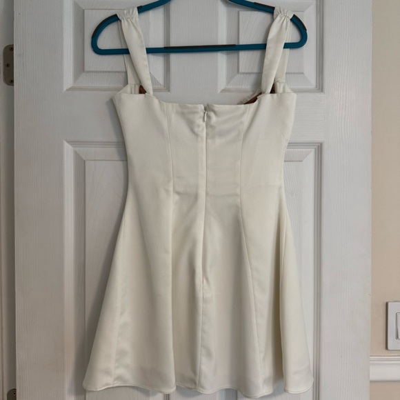 House of CB  Adriana Satin and Lace Mini Dress - Picture 2 of 3